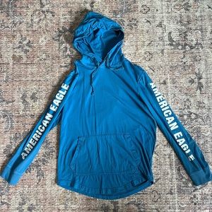 American Eagle men’s hoodie. Blue size small